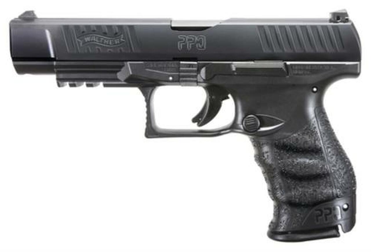 Walther PPQ M2 9mm, 5", 10rd, Black Tenifer Finish