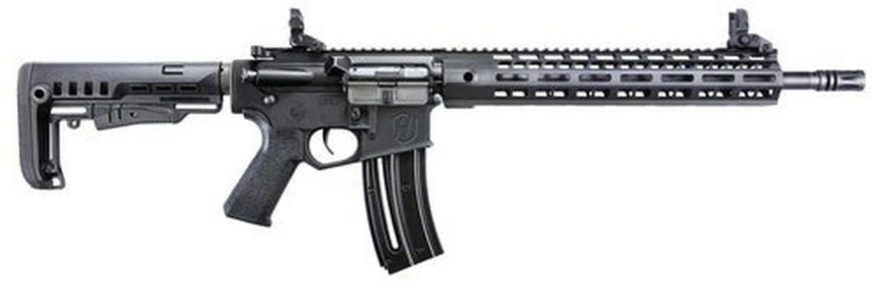Hammerli Tac R1 AR-15 22 LR, 16" Threaded Barrel, MFT Minimalist Stock, M-LOK Handguard, Flip-Up Sights, 20Rd mag