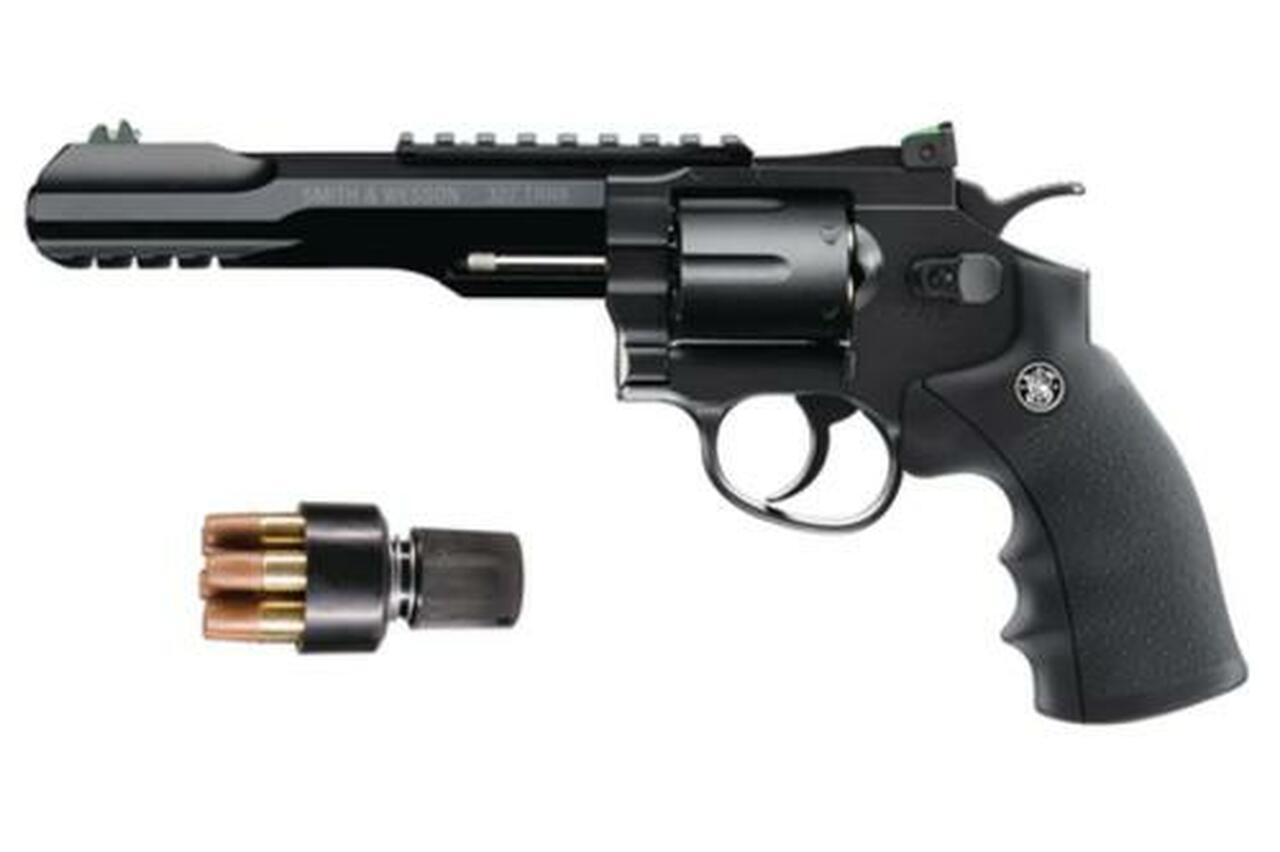 Umarex Smith &amp; Wesson 327 TRR8 BB Revolver .177 Caliber 5.5" Barrel With Sights And Rails 6 Shot