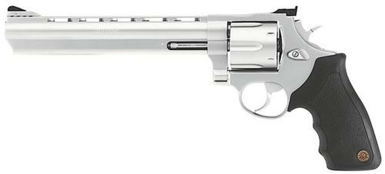 Taurus Model 44 .44 Mag, 8.38" Barrel, Rubber Grip, Matte SS, 6rd