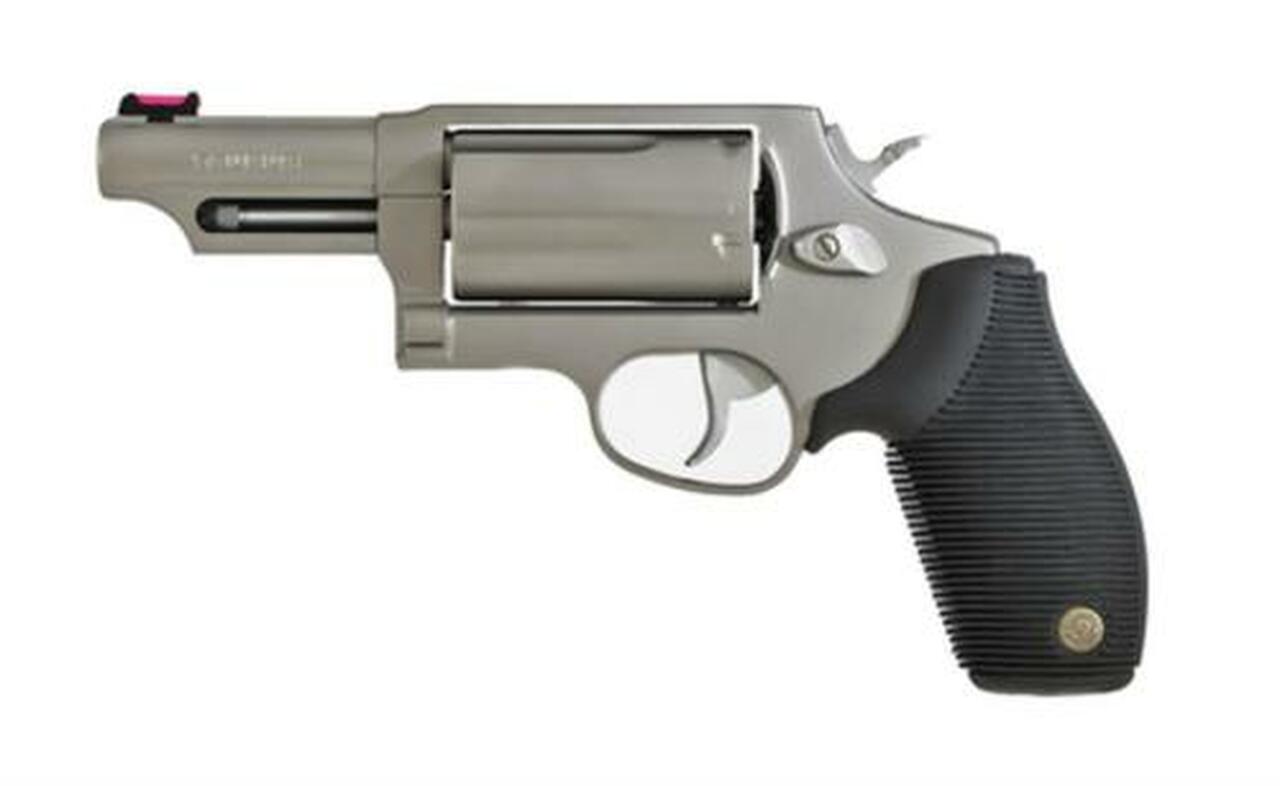 Taurus Judge 45/410, Matte Stainless 410 Ga(2 1/2")/45 LC/3" Barrel/Fiber Optic Sight