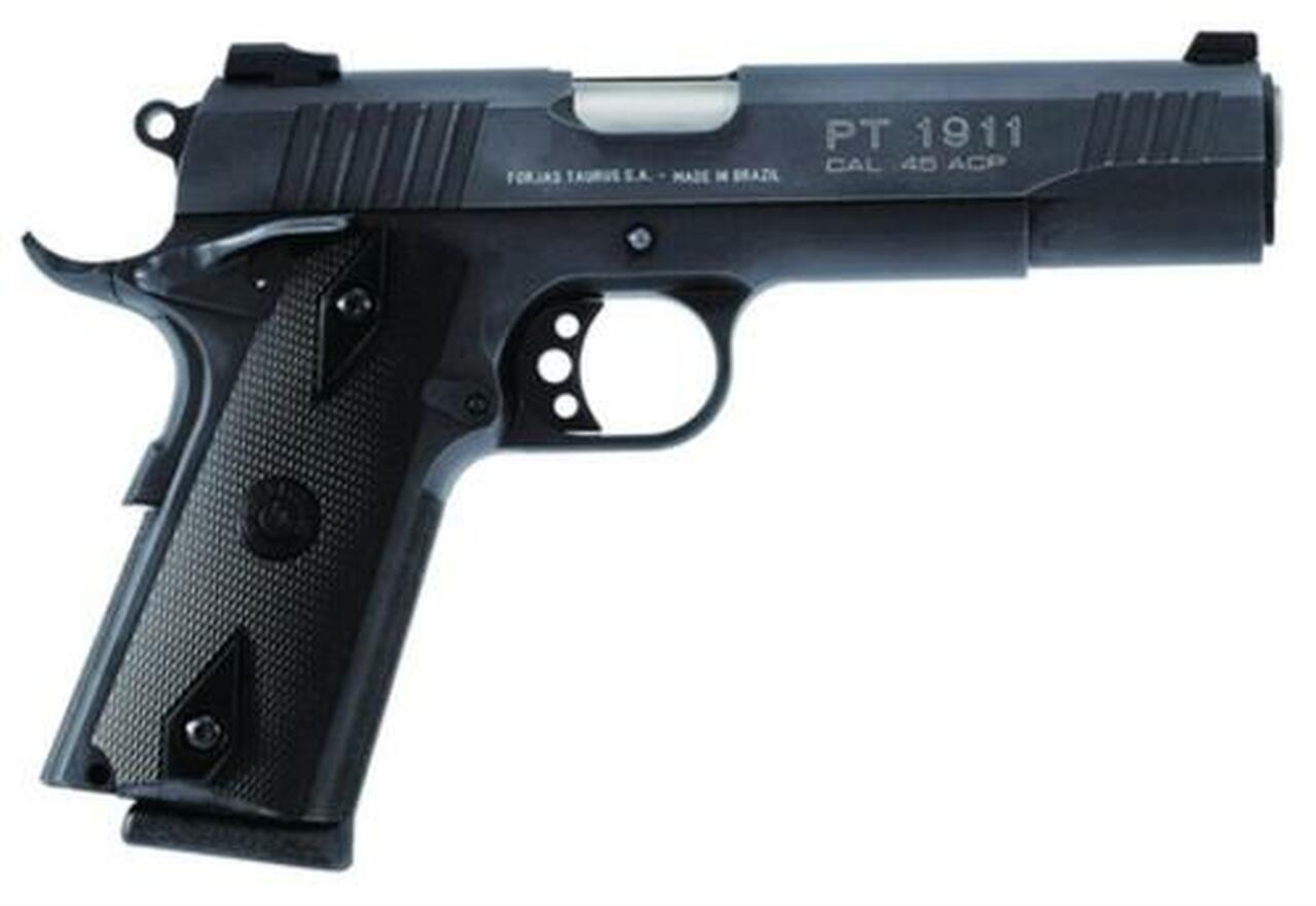 Taurus 1911 Government, 9MM, Blue, Novak Sights, 9 Rnd Mag