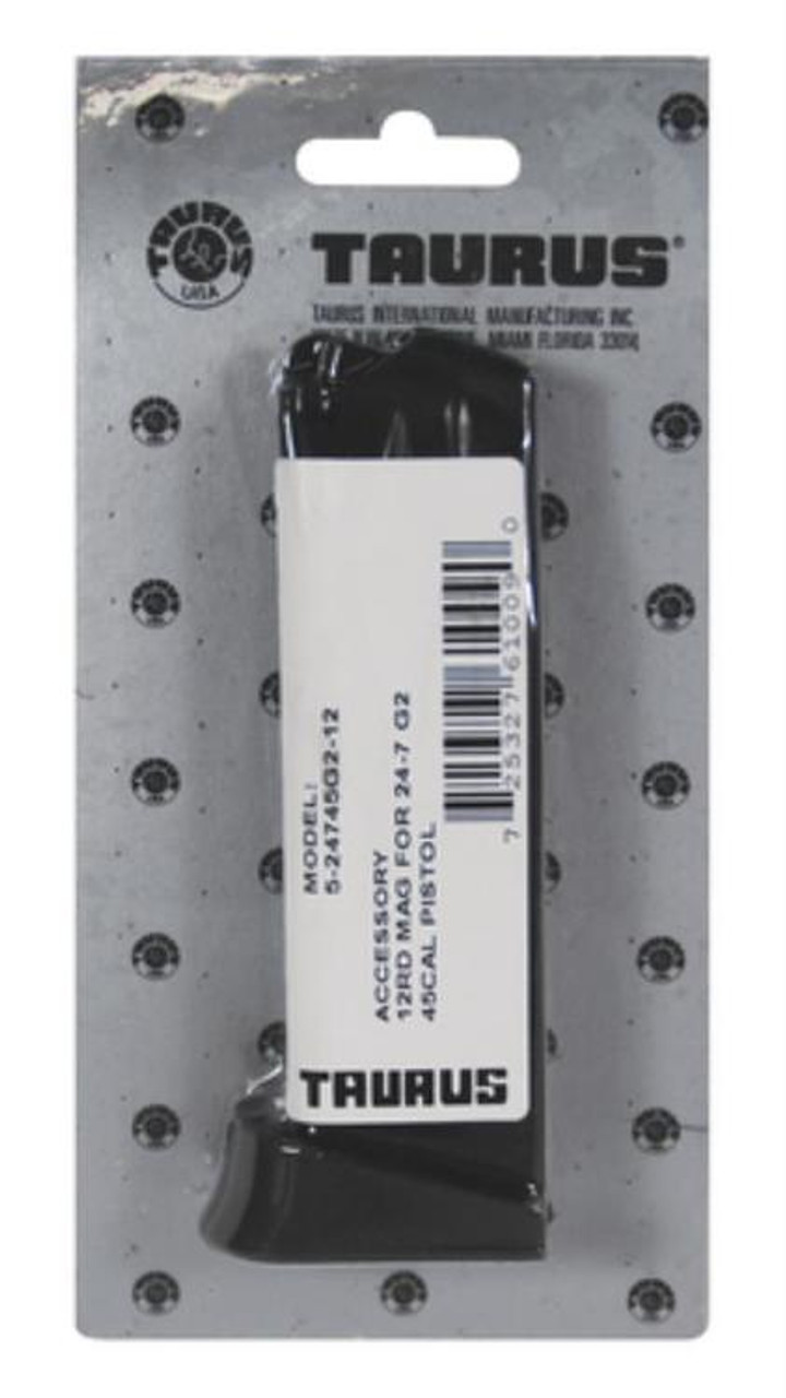 Taurus Magazine, 45 ACP, 12rd, Fits PT247 &amp; G2, Blue Finish