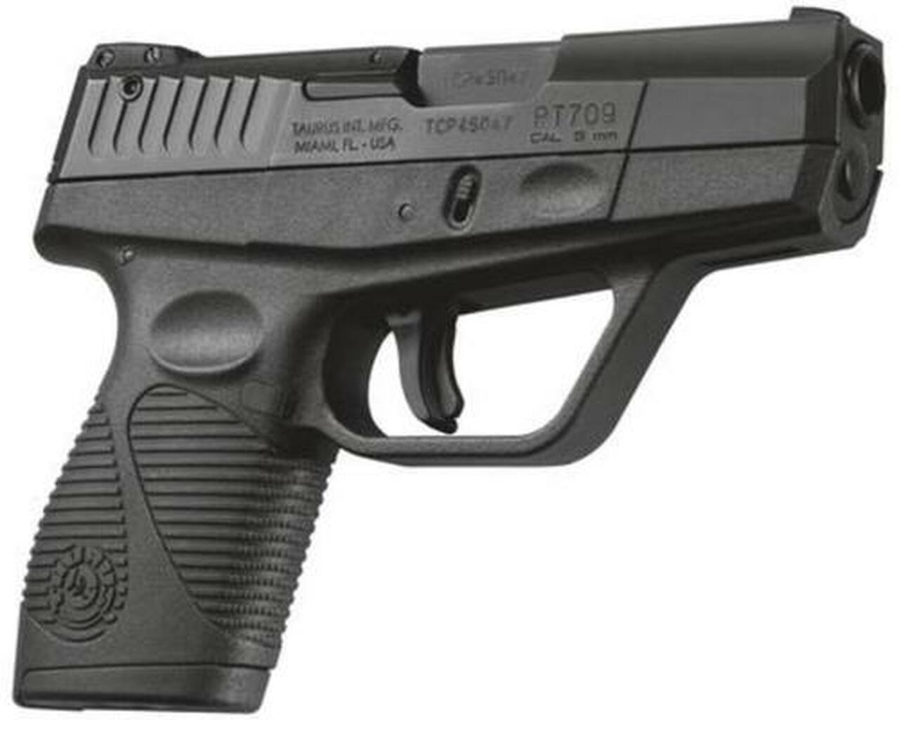 Taurus Slim 9mm, 3.2" Barrel, Blue Finish, 7 Round, 1 Magazine