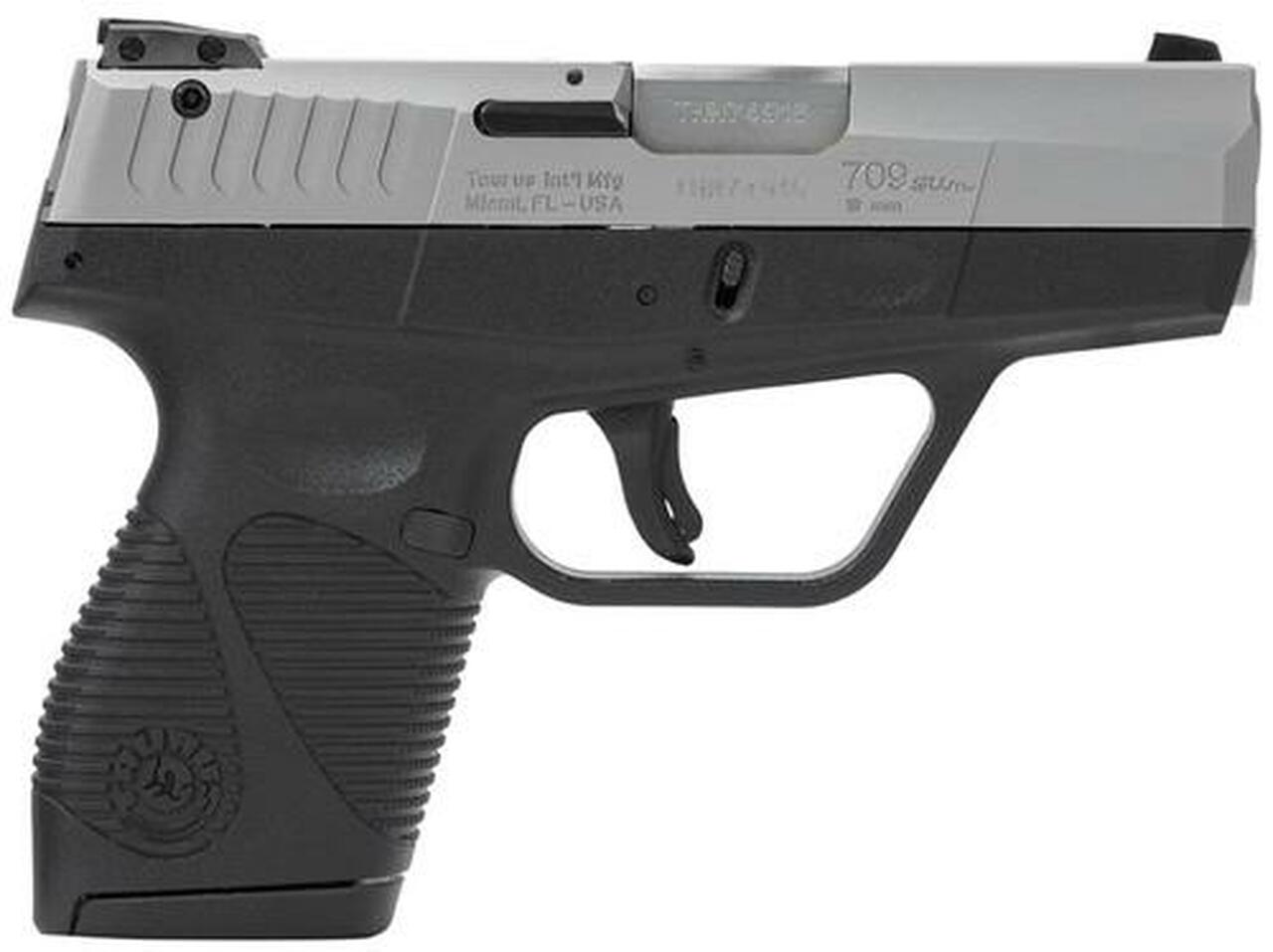 Taurus 709 Slim Single/Double 9mm 3" Barrel, Black Polymer Grip Sta, 7rd