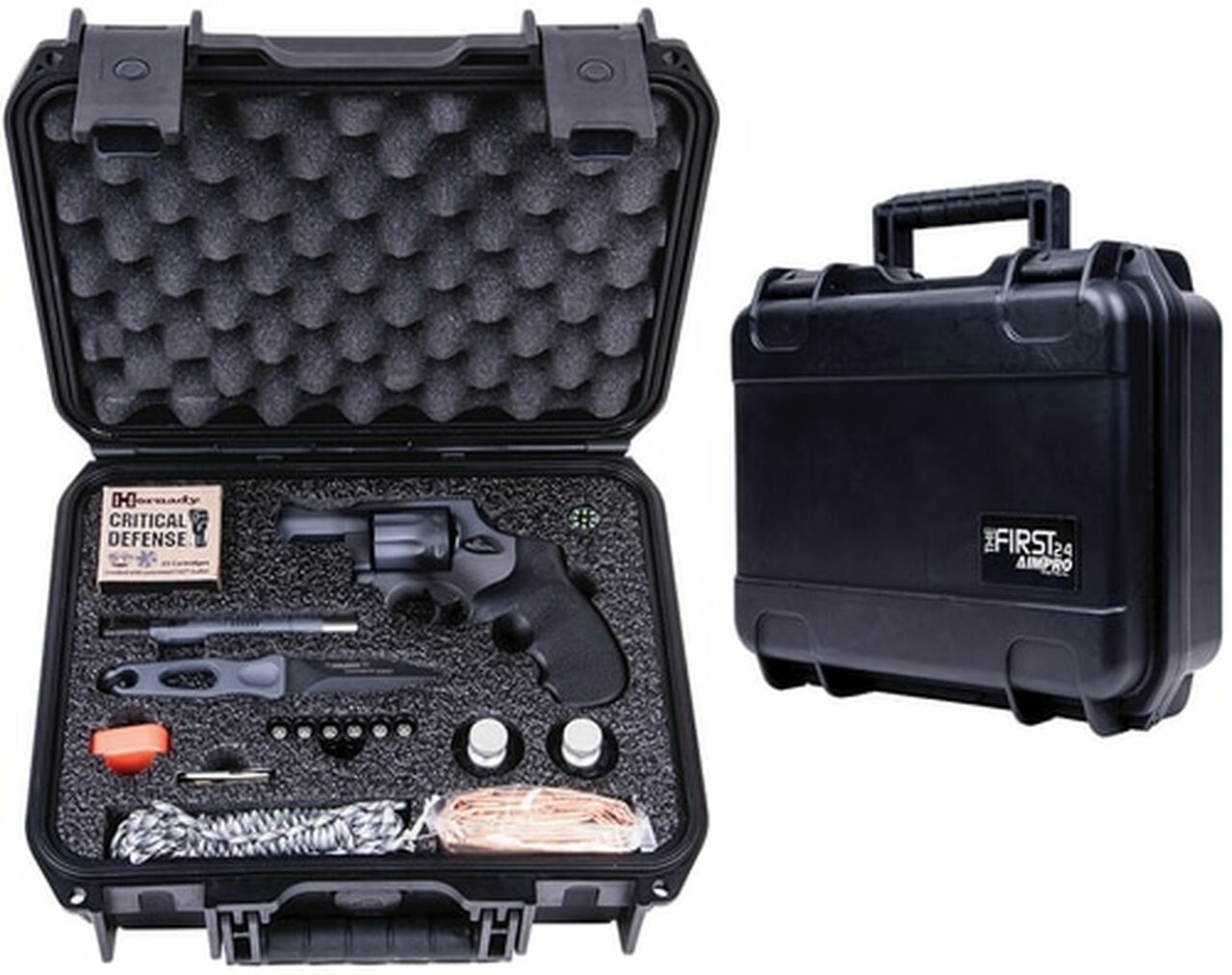 Taurus First 24 617 Gun Survival Kit 357Mag, 2" Barrel, 7rd, Case