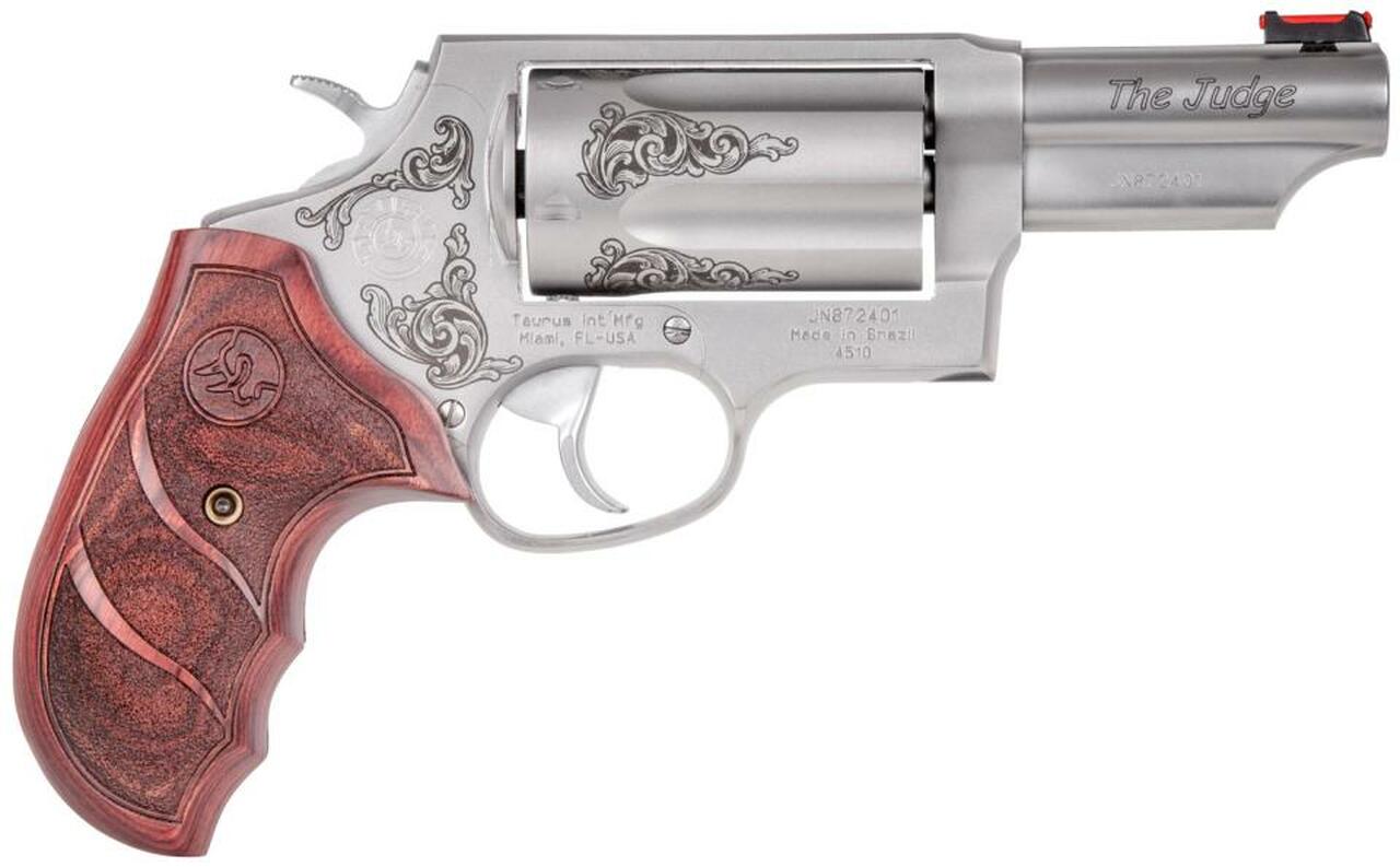 Taurus, 10th Anniversary Judge, 410 Ga/45LC, 3" Barrel Fiber Optic Front Sight, 5Rd