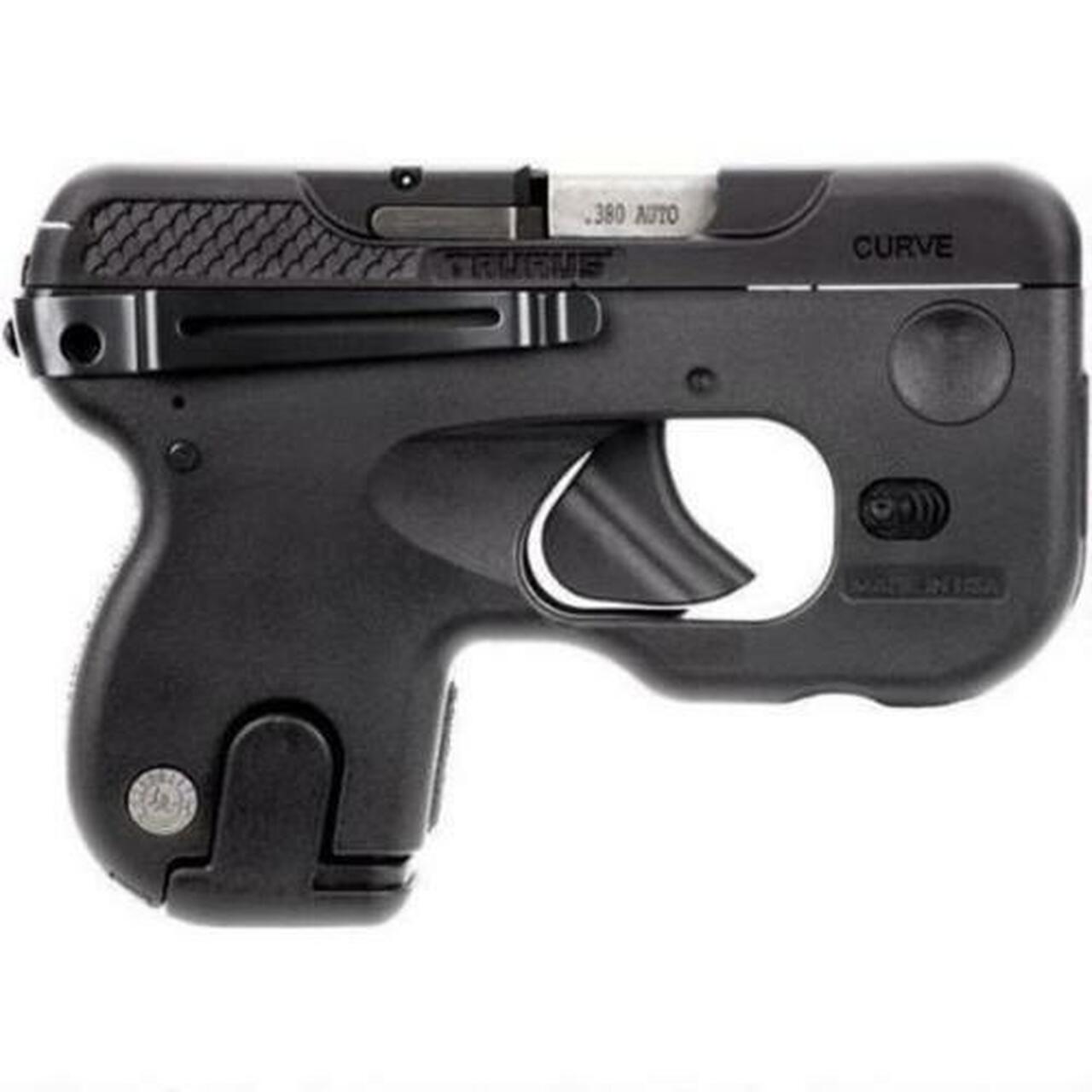 Taurus 180 Curve, .380 ACP, 2.7", 6rd, Viridian Laser/Light Combo, Black