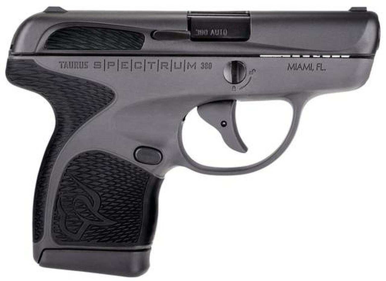 Taurus Spectrum .380 ACP, 2.8", 6/7rd, Black Polymer Grip, Black