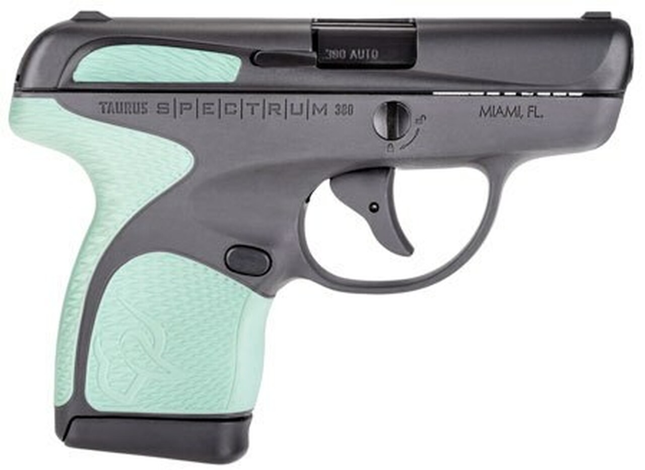 Taurus Spectrum, .380 ACP, 2.8", 6/7rd, Black, Mint Accents