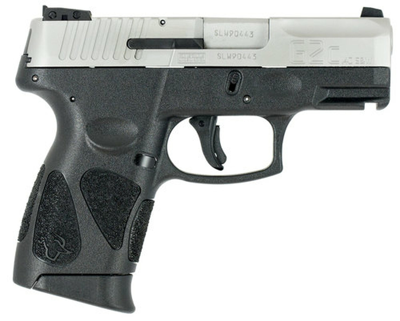 Taurus G2C, Compact, 40S&amp;W, 3.2" Barrel, Polymer Frame, Stainless Finish, 10Rd, 2 Magazines