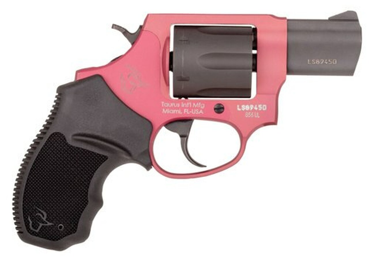 Taurus 856 Ultra Lite, .38 Special, 2" Barrel, 6rd, Rogue Pink Frame, Black Cylinder