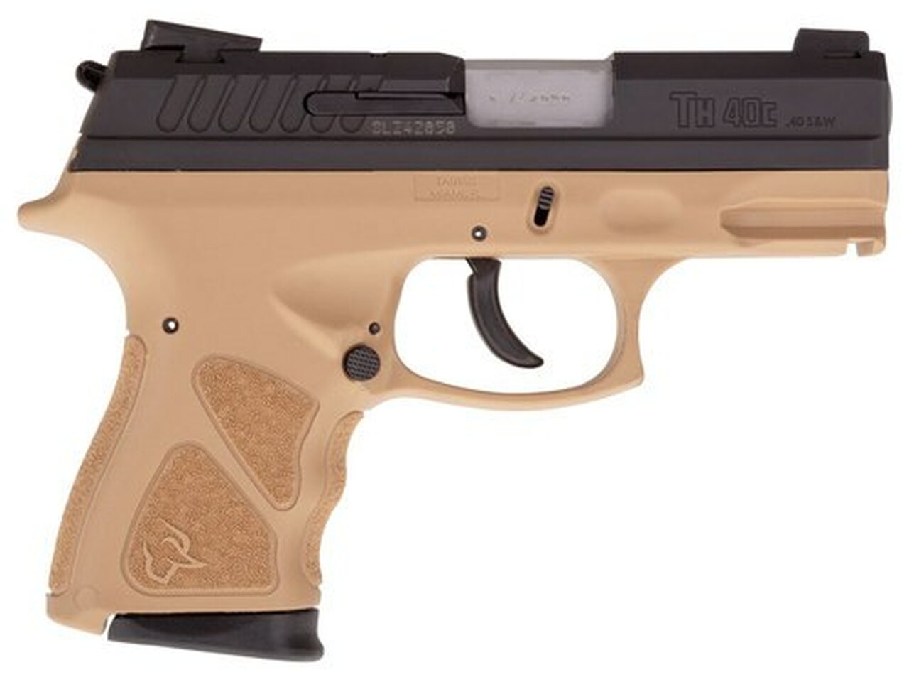 Taurus TH40C, .40 S&amp;W, 3.54" Barrel, 15rd, Novak Sights, Flat Dark Earth Frame, Black Slide