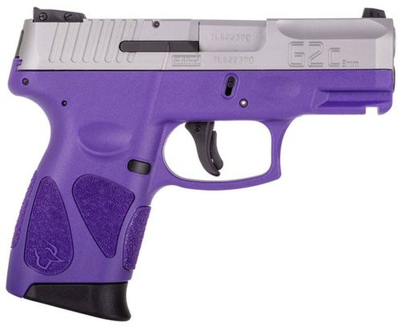 Taurus G2c, 9mm, 3.25" Barrel, 12rd, Dark Purple Frame, Stainless Steel Slide