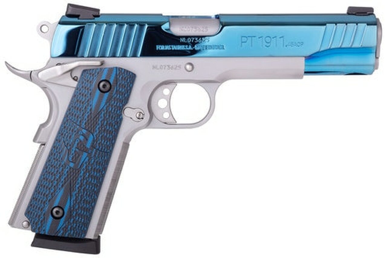 Taurus 1911 45 ACP 5" Barrel VZ Grip SS/Blue PVD Finish
