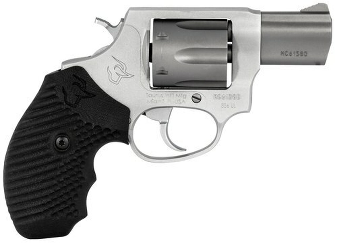Taurus 856, Revolver, 38 Special, 2" Barrel, Alloy Frame, Stainless Finish, Polymer Grips, 6Rd