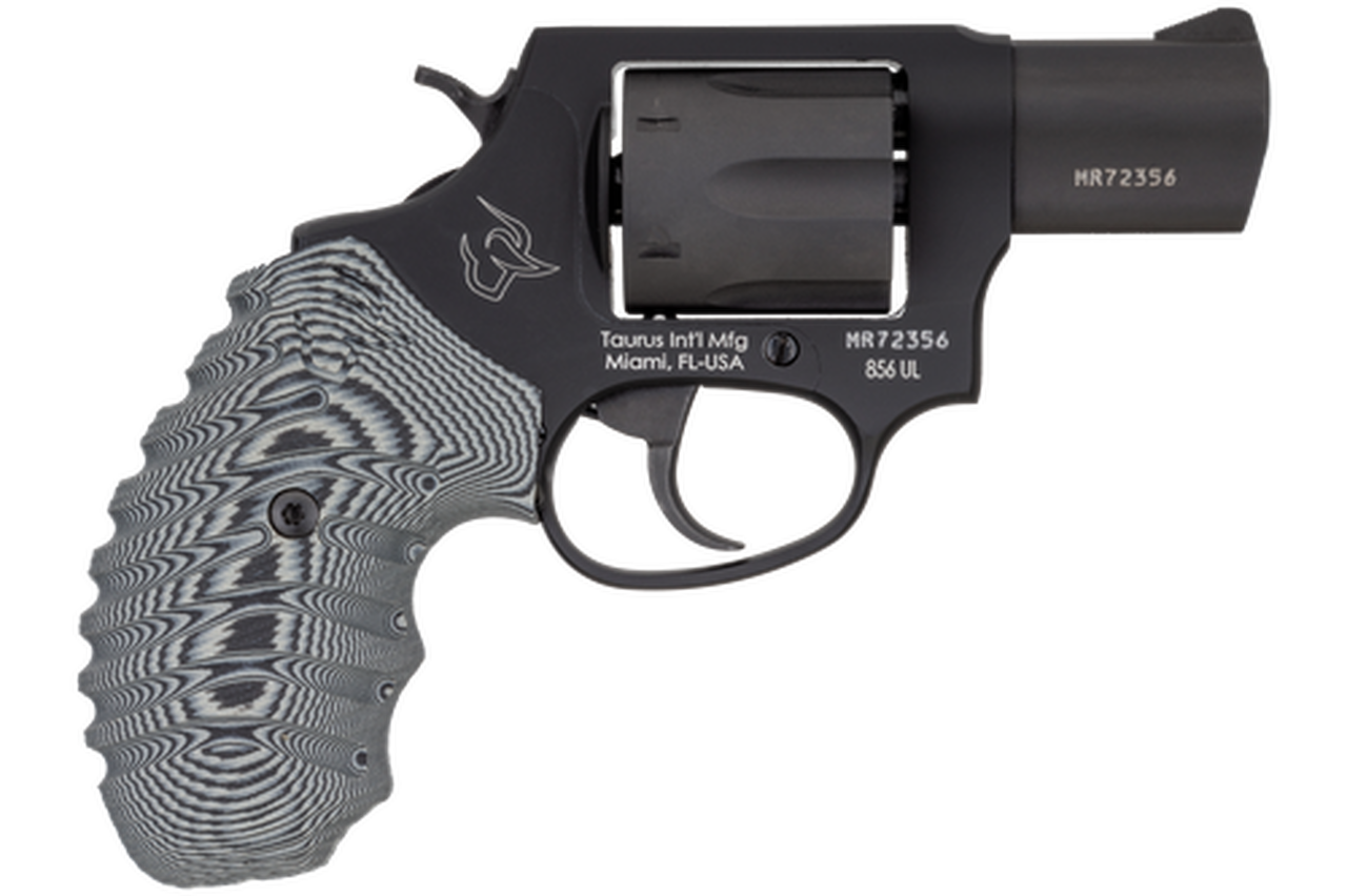 Taurus 856, Revolver, 38 Special, 2" Barrel, Alloy Frame, Black, Polymer Grips, 6Rd