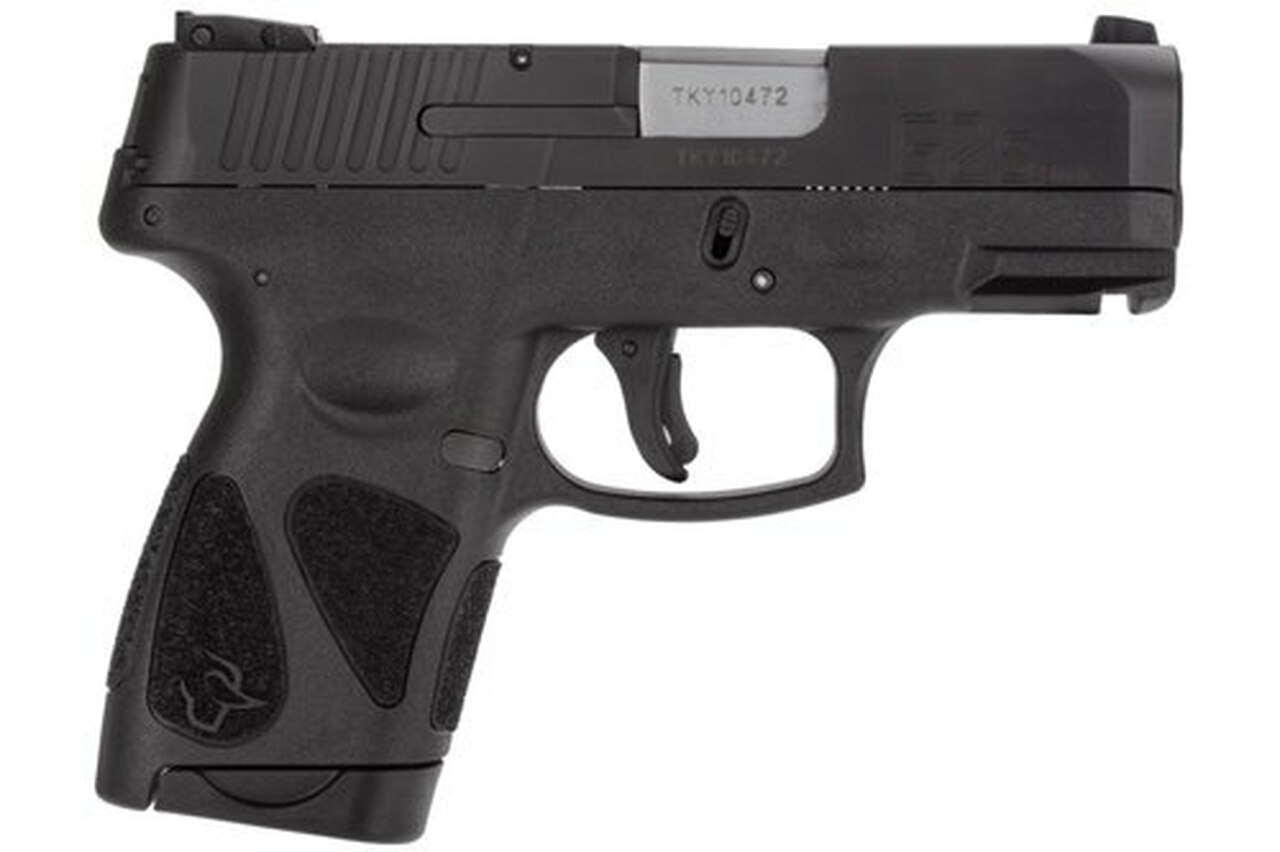 Taurus G2S 9mm, 3.25" Barrel, NS Black, Carbon Steel Slide, 7rd