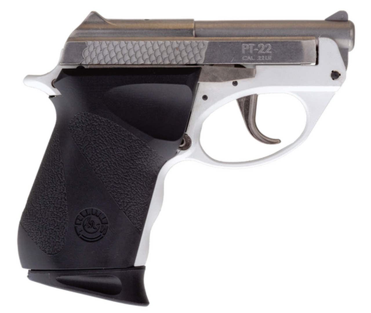Taurus PT22, Sub-Compact, 22 LR, 2.8" Barrel, Polymer Frame, White/Stainless Finish, 8Rd, 1 Magazine
