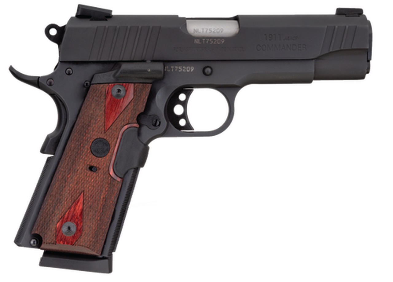 Taurus 1911 Commander 45 ACP, 4.25" Barrel, Laser, Black, 8rd