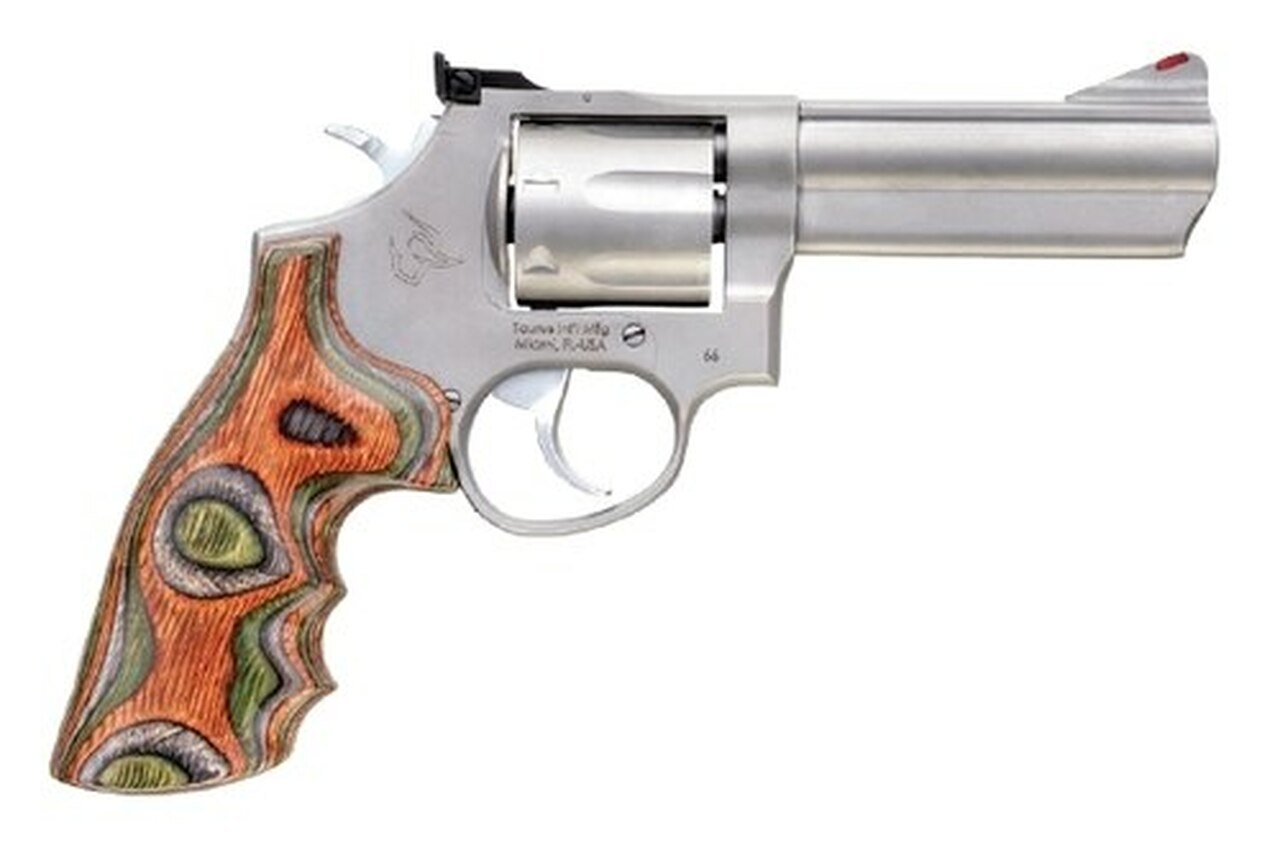 Taurus 66 357 Mag, 4" Barrel, Hogue Lamo Grip, 7rd