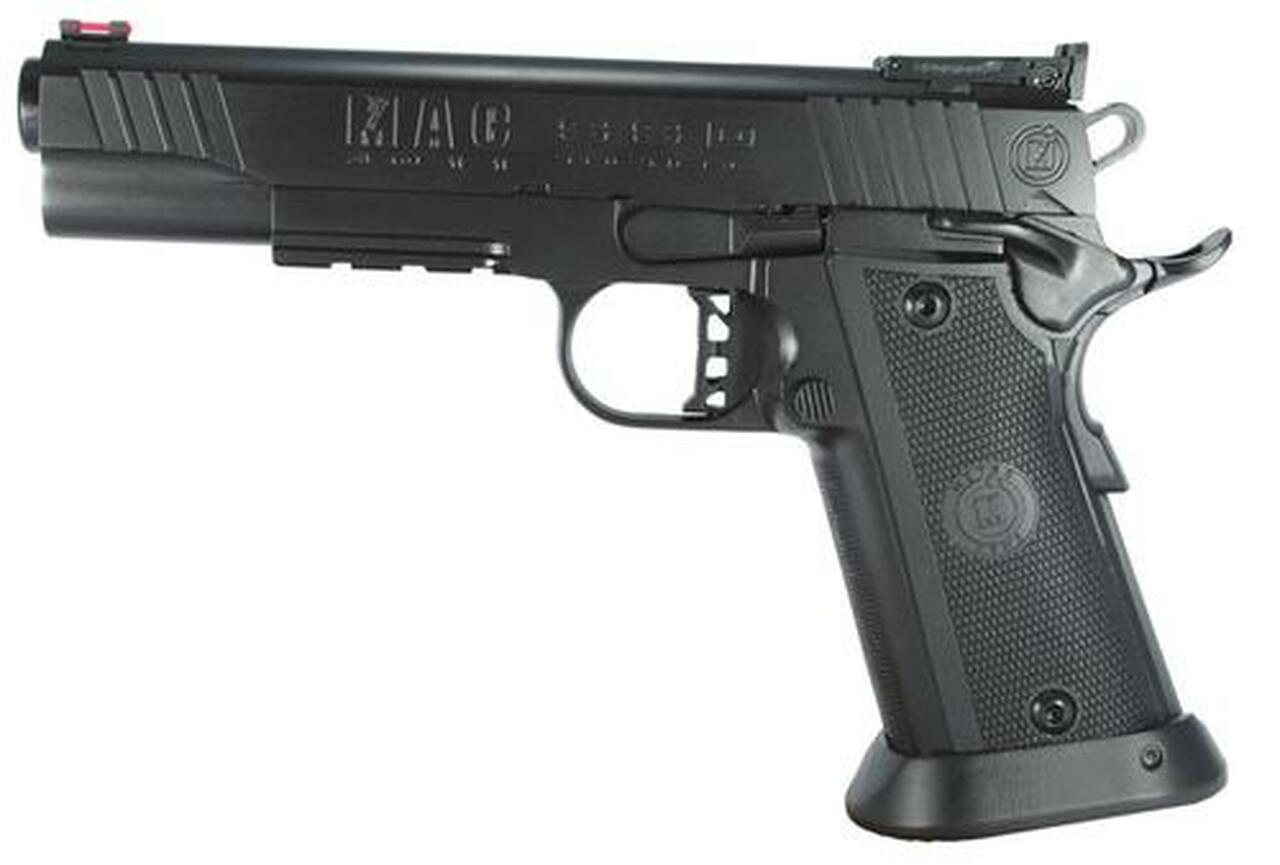 MAC 3011 SSD Single 45 ACP 5" Barrel, Black Alum Grip, Logo Hard Chrome, 14rd