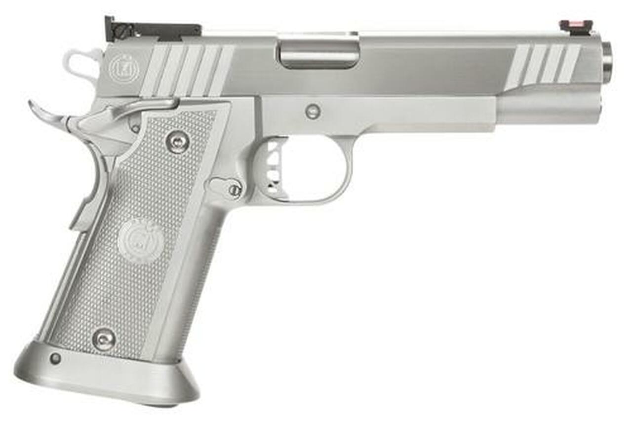 Metro Arms 3011 SSD, .40 S&W, 5", 15rd, Aluminum Grip, Chrome Finish
