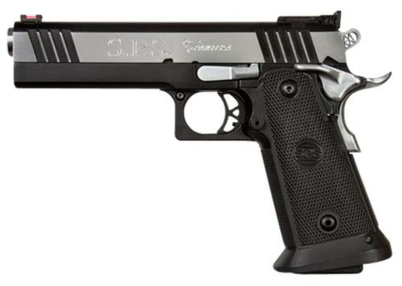 SPS Pantera SA 40 S&W 5" Barrel, Polymer Grip Black Chrome, 16rd