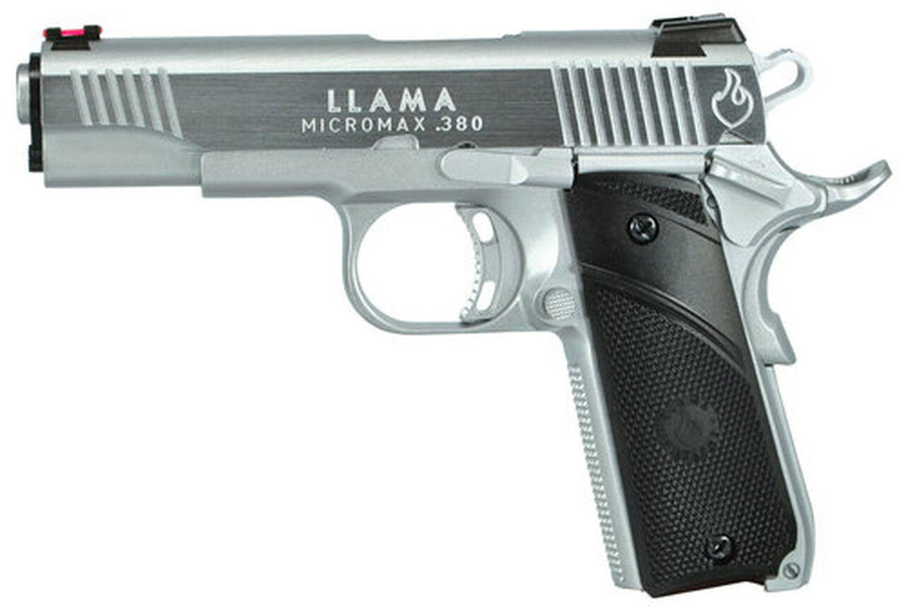 Llama 1911 Micromax Single 380 ACP, 3.75", Blued, 7rd