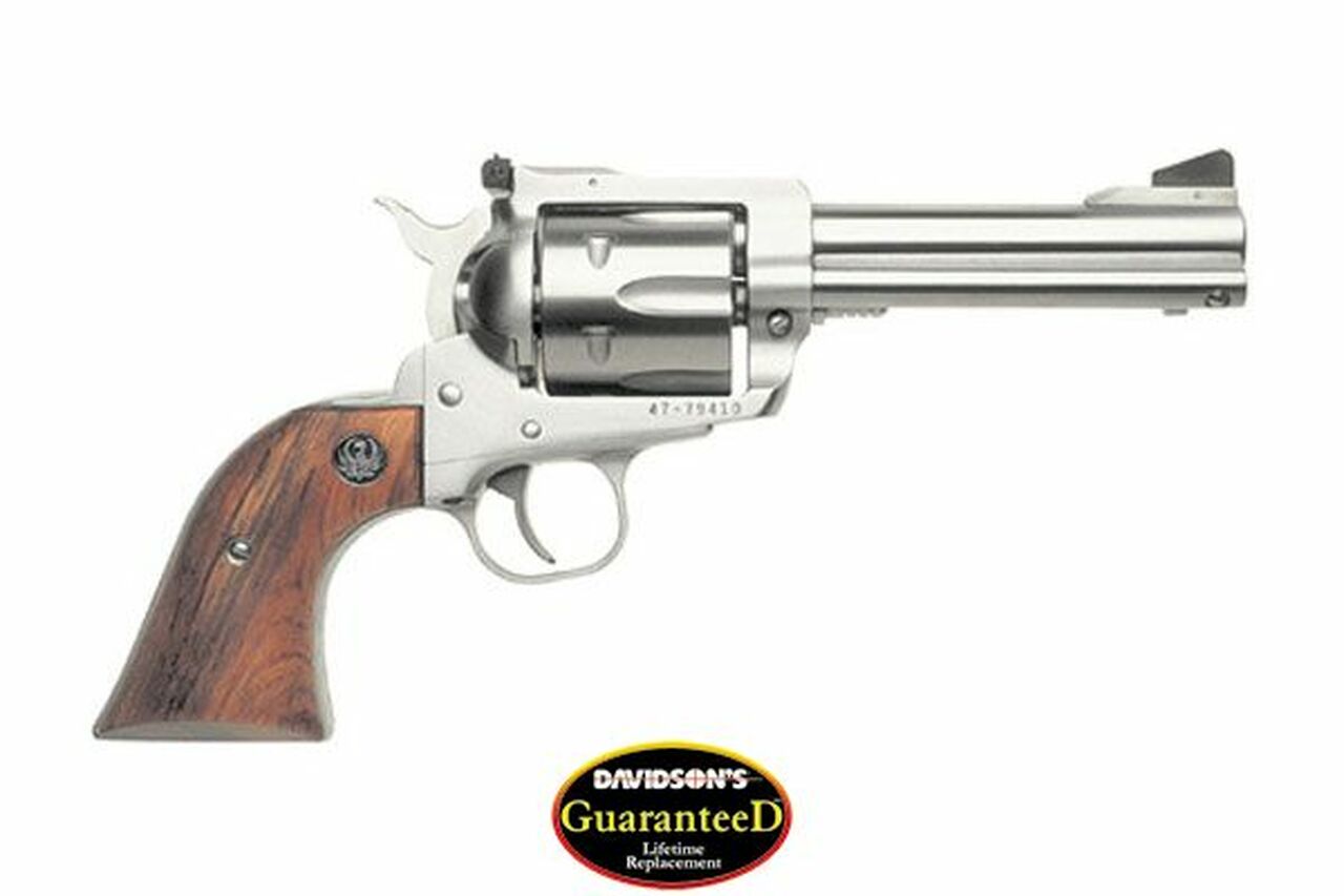 Ruger Blackhawk 6 Shooter 45 Long Colt, 4 5/8" Barrel &amp; Stainless Finish