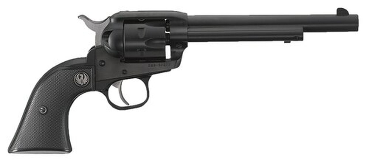 Ruger Single-Six 22LR/22 Mag, 6.5" Barrel, Fixed Sights, Blued Finish, Cowboy