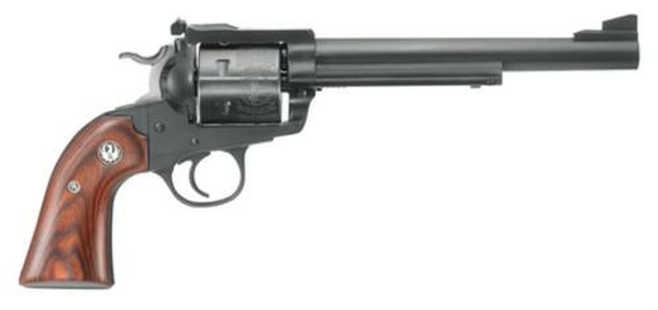 Ruger Blackhawk Bisley 44 RemMag 7.5" 6rd Hardwood Grip Blued Adjustable
