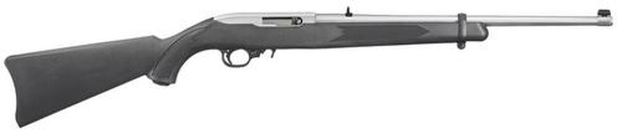 Ruger 10/22 22LR Carbine, 18" Barrel, SS Finish, 10 Rnd Mag