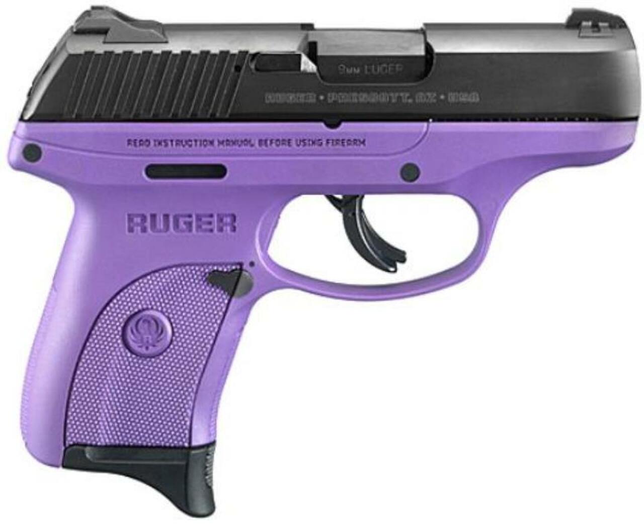 Ruger LC9S Bl/Purple Special Edition, 9MM, 3" Barrel, 7 Rd Mag