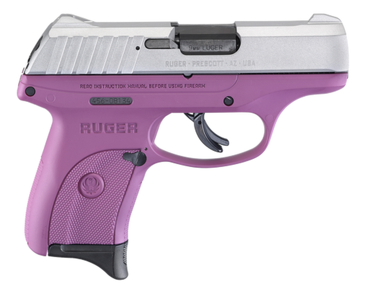 Ruger EC9s 9mm, 3.12" Barrel, Purple, 7rd