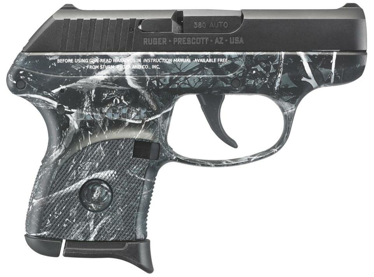 Ruger LCP 380 ACP 2.75" Barrel Moon Shine Harvest Camo Grip 6rd Mag