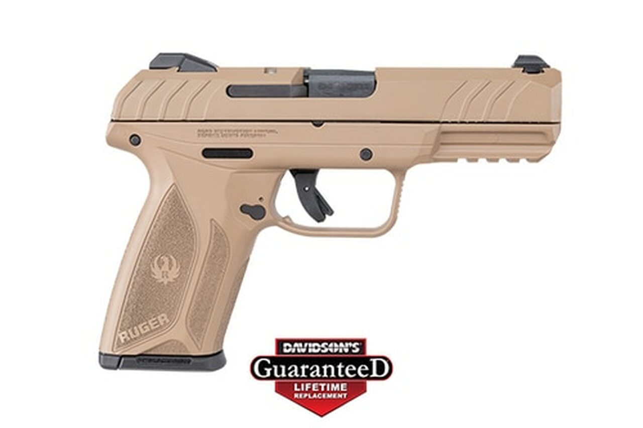 Ruger Security-9 Pistol, 9mm, 4", 15rd, Flat Dark Earth, Integral Grip