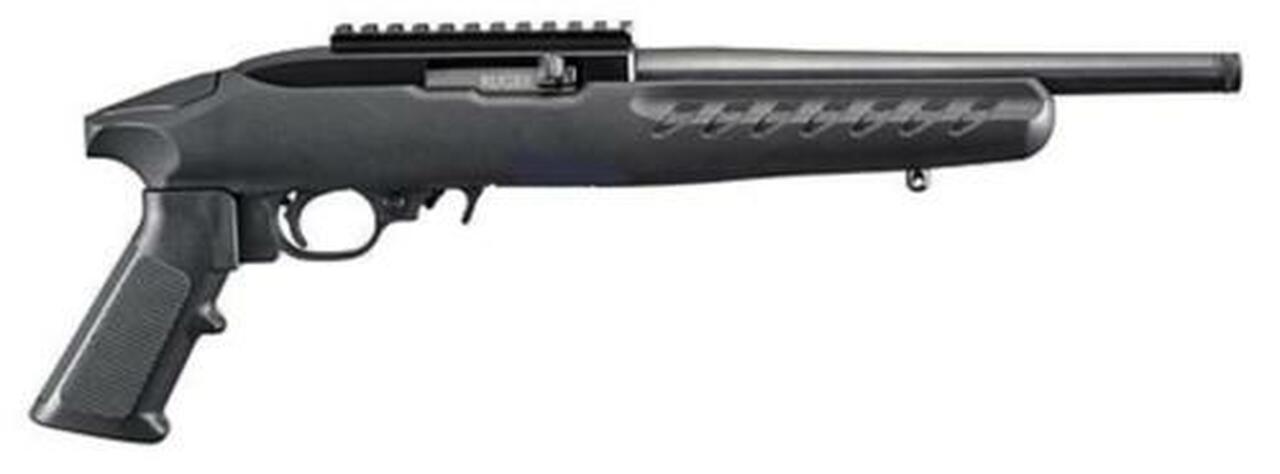 Ruger Charger .22LR Pistol, 10" Threaded Barrel, 10rd, Black Polymer Stock
