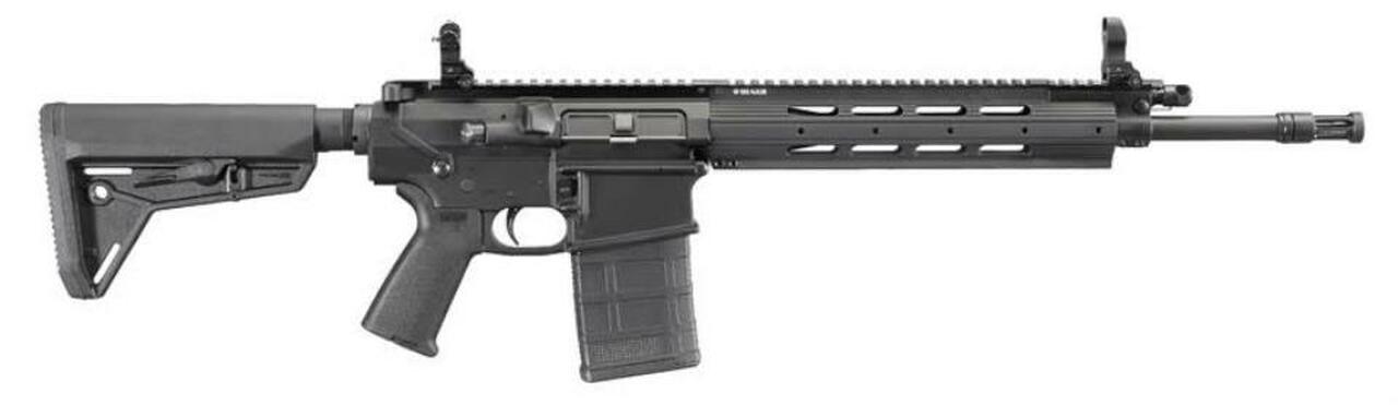 Ruger SR-762 AR10 .308/7.62 16" Fluted Barrel, 6 Position Telescoping Stock, Hardcoat Finish, 20rd Mag