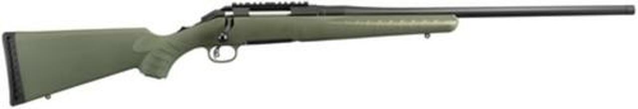 Ruger American Rifle Predator Bolt .243 Win 22" Barrel, Moss Green Comp Stock Black, 4rd