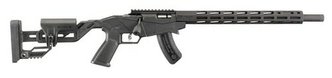 Ruger Precision Rimfire .22 Win Mag 18" Barrel, Synthetic Adjustable Black Stock, 15rd Mag