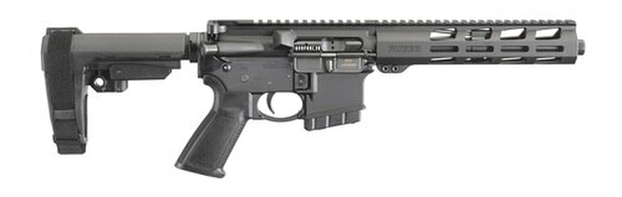 Ruger AR-556 AR-15 Pistol 350 Legend, 9.5" Barrel, M-LOK, SBA3 Pistol Brace, Black, 5rd