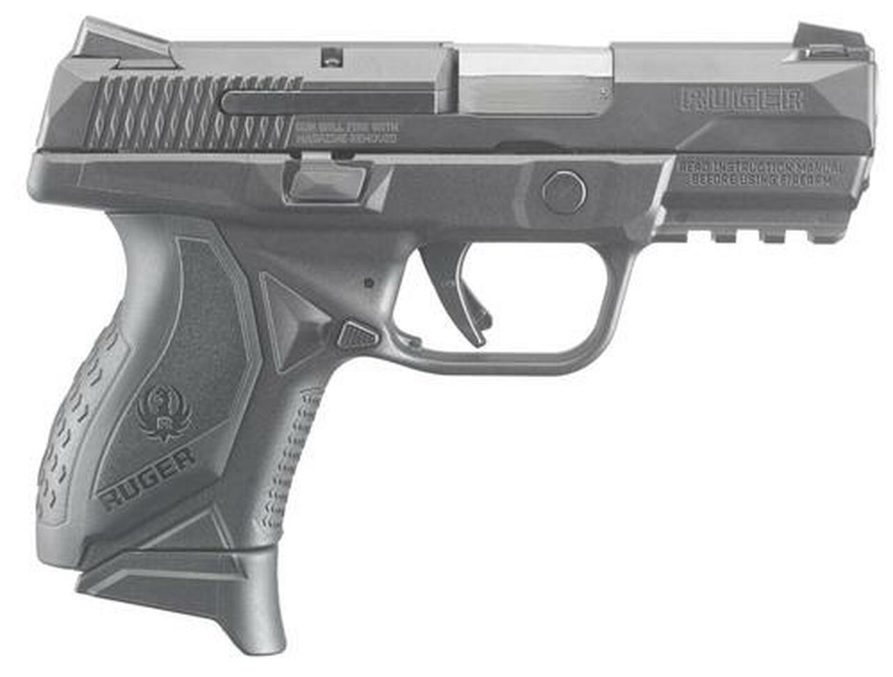 Ruger American Compact 45 ACP 3.75"SS Barrel Black Nitride Slide Novak 3-Dot Sights 10rd Mag