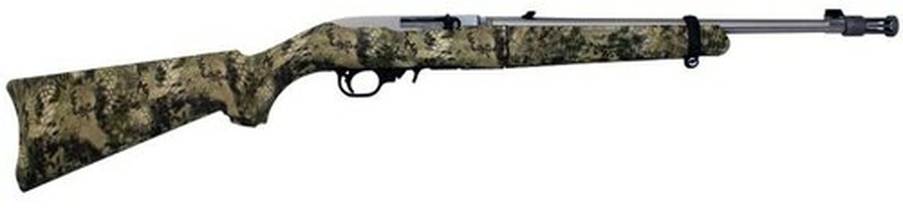 Ruger 10/22 Takedown .22LR, Kryptek Highlander Camo, 18" SS Barrel, 25 Rd Mag &amp; Case