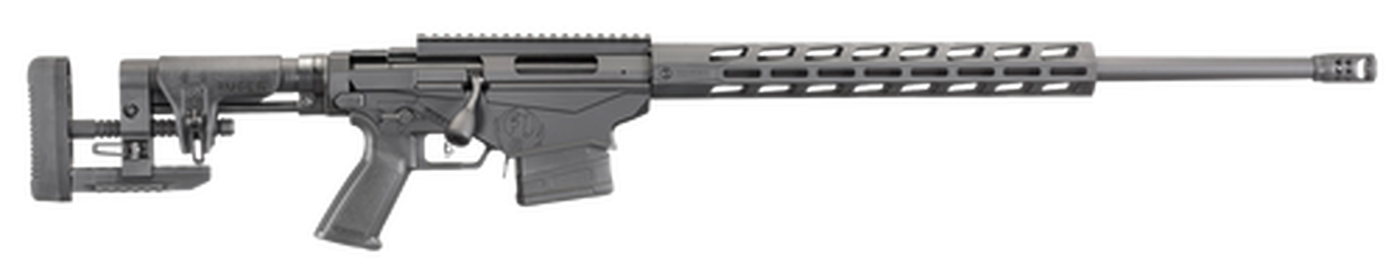 Ruger Precision 6.5 PRC, 26" Barrel, Precision Adjustable Black Stock, Black Hardcoat Anodized