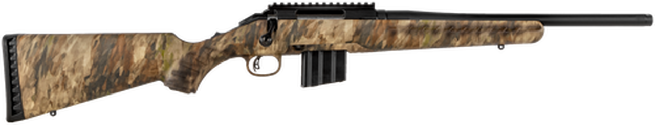 Ruger American Ranch Bolt 350 Legend 16" Barrel Raider Broadsword Camo