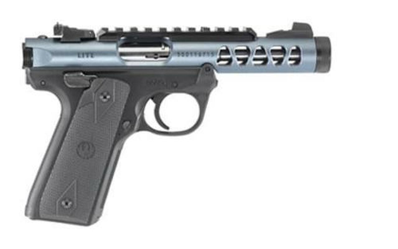 Ruger Mark IV 22/45, 22LR, 4.4" Threaded Barrel, Diamond Gray Anodized, 10rd Mag