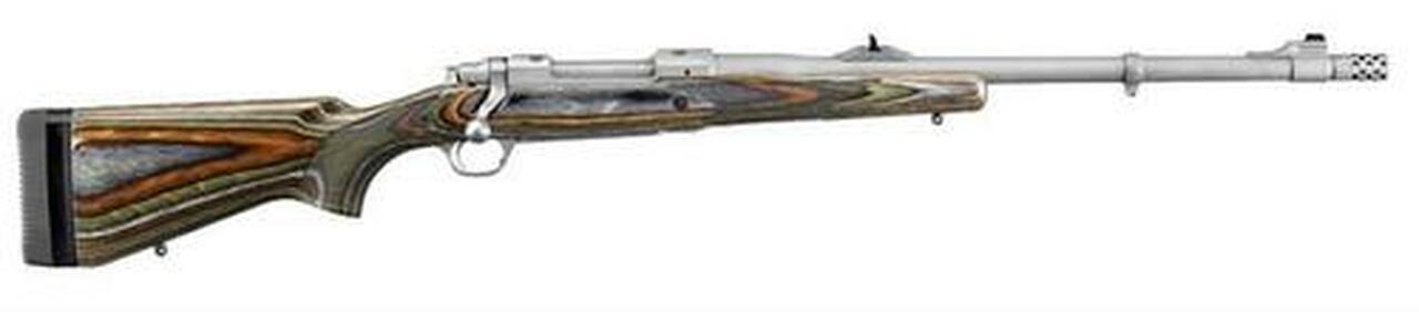 Ruger Guide Gun, 338 Winchester Magnum, 20", SS, Laminated Stock