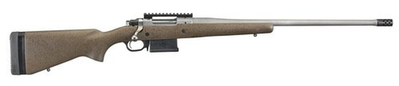 Ruger Hawkeye Long-Range Hunter 6.5 Creedmoor, 22" Barrel, Speckled Black/Brown Laminate, 5rd