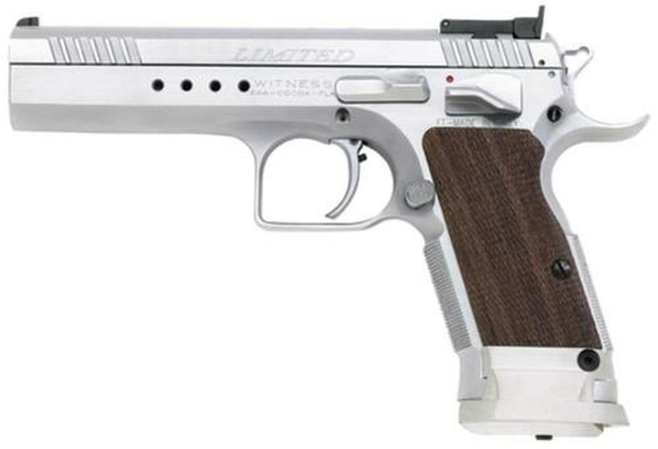 Witness Limited .38 Super 4.75" Barrel Chrome Finish 17rd Mag